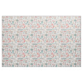Touristisches Pastellmuster Stoff (Fat Quarter (45,7 x 55,9 cm))
