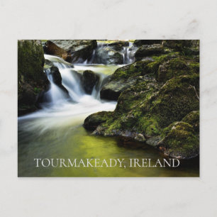 Tourmakeady Irland Wasserfälle Postkarte