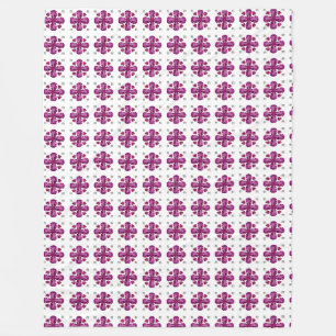 Tourmaline 4-Leaf Fleecedecke