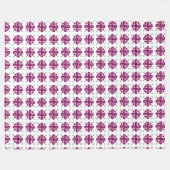 Tourmaline 4-Leaf Fleecedecke (Vorderseite (Horizontal))
