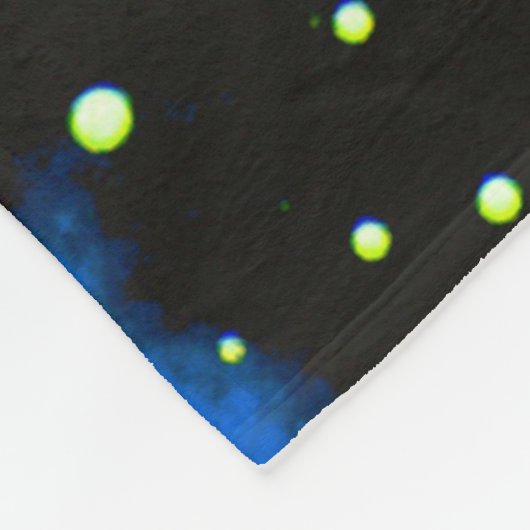 Tourmaline Cosmic Dragon Fleecedecke (Ecke)