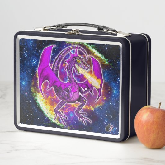 Tourmaline Cosmic Dragon Metall Brotdose (Beispiel)