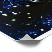 Tourmaline Cosmic Dragon Poster (Ecke)