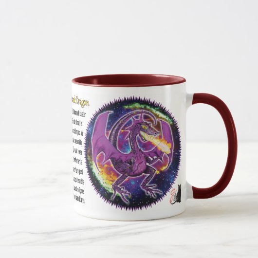 Tourmaline Cosmic Dragon Tasse (Rechts)