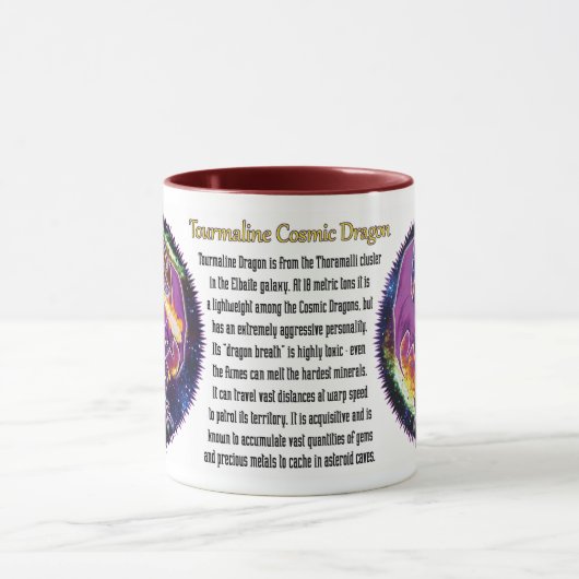 Tourmaline Cosmic Dragon Tasse (Zentrum)