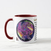 Tourmaline Cosmic Dragon Tasse (Links)