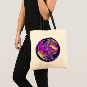 Tourmaline-kosmische Drache-Taschen-Tasche Tragetasche (Vorderseite (Produkt))