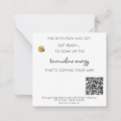 *~* TOURMALINE Kristall AP64 Flachnotiskarte Mitteilungskarte (Rückseite)