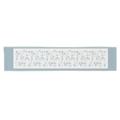 Tourmaline Plumbago Blume Kurzer Tischläufer (Horizontal)