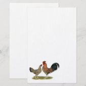 Tournaisis Bantams Briefpapier (Vorne/Hinten)