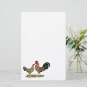 Tournaisis Bantams Briefpapier (Stehend Vorderseite)