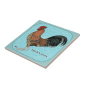 Tournaisis Rooster Fliese (Seite)