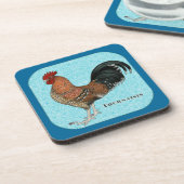 Tournaisis Rooster Getränkeuntersetzer (Linke Seite)
