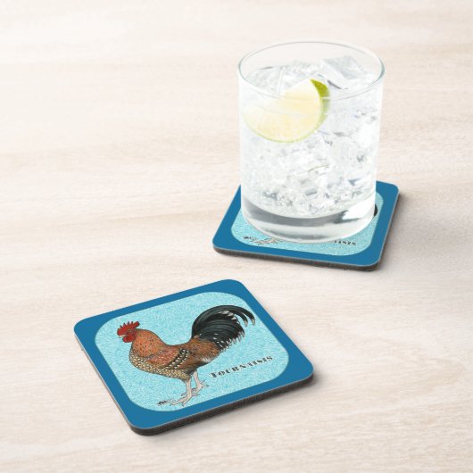 Tournaisis Rooster Getränkeuntersetzer (Rechte Seite)