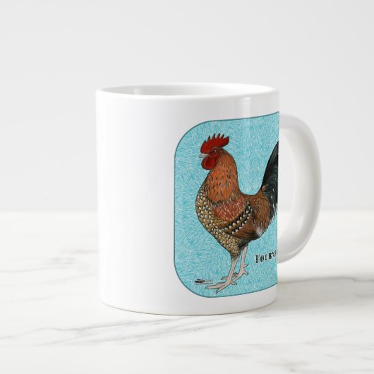 Tournaisis Rooster Jumbo-Tasse (Vorderseite Rechts)
