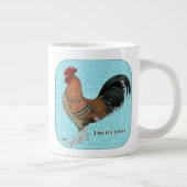 Tournaisis Rooster Jumbo-Tasse (Rechts)