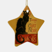 Tournee de Chat Noir Black Cat Keramikornament (Rechts)