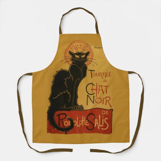 Tournee de Chat Noir Black Cat Schürze (Vorderseite)