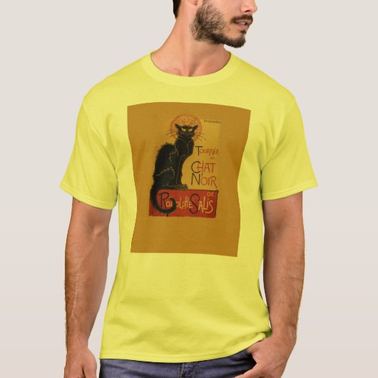 Tournee de Chat Noir Black Cat T-Shirt (Vorderseite)