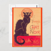 Tournee de Chat Noir Cards Postkarte (Vorne/Hinten)