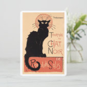 Tournee du Chat Noir (1896) Dankeskarte (Stehend Vorderseite)