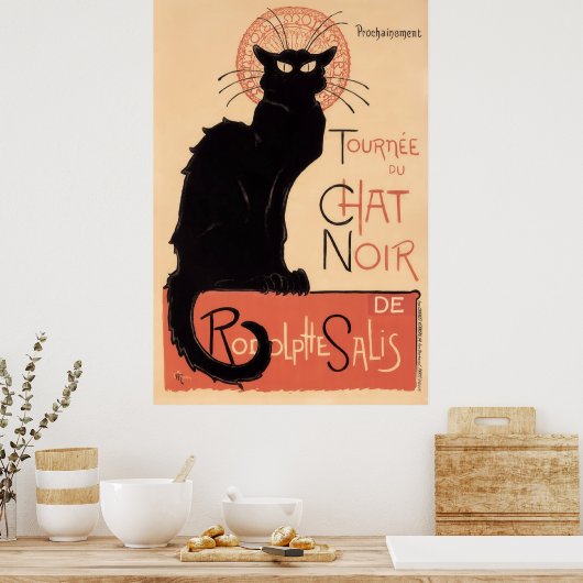 Tournee du Chat Noir (1896) Poster (Küche)