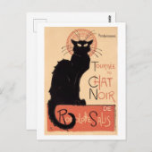 Tournee du Chat Noir (1896) Postkarte (Vorne/Hinten)