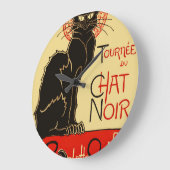 Tournée du Chat Noir Art Nouveau Große Wanduhr (Winkel)