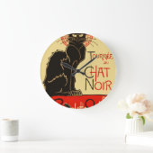Tournée du Chat Noir Art Nouveau Große Wanduhr (Zuhause)