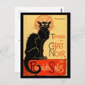 Tournée du Chat Noir de Rodolphe Salis an der Gren Postkarte (Vorne/Hinten)