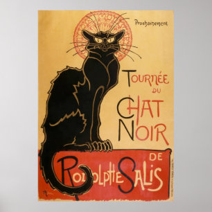 Tournee Du Chat Noir (die schwarze Katze) Poster