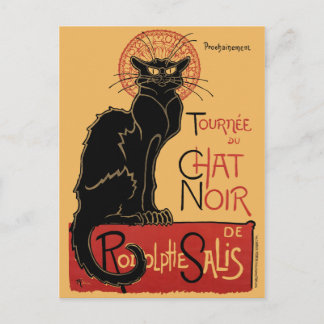 Tournée du Chat Noir France Vintage Poster V2 Postkarte