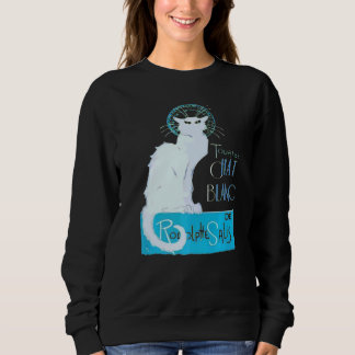 Tournee Du Chat Noir Paris Distressed Vector Sweatshirt