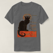 Tournee Du Chat Noir Paris Distressed Vector T-Shirt (Design vorne)