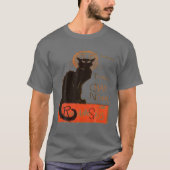 Tournee Du Chat Noir Paris Distressed Vector T-Shirt (Vorderseite)
