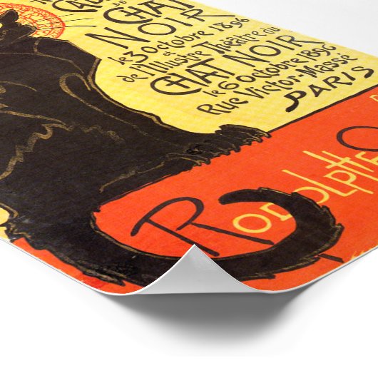 Tournée du Chat Noir Poster (Ecke)