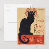 Tournée du Chat Noir Postkarte (Vorne/Hinten)
