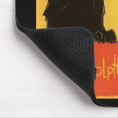 Tournée du Chat Noir, Steinlen schwarze Katze Mousepad (Ecke)