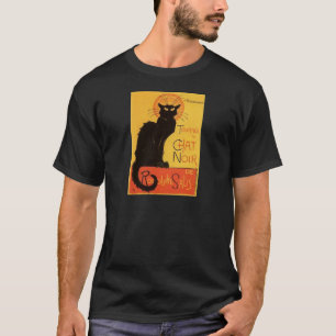 Tournée du Chat Noir, Steinlen Schwarze Katze Vint T-Shirt
