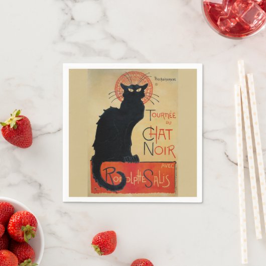 Tournee du Chat Noir Steinlen Serviette (Beispiel)