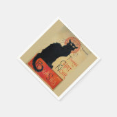 Tournee du Chat Noir Steinlen Serviette (Ecke)