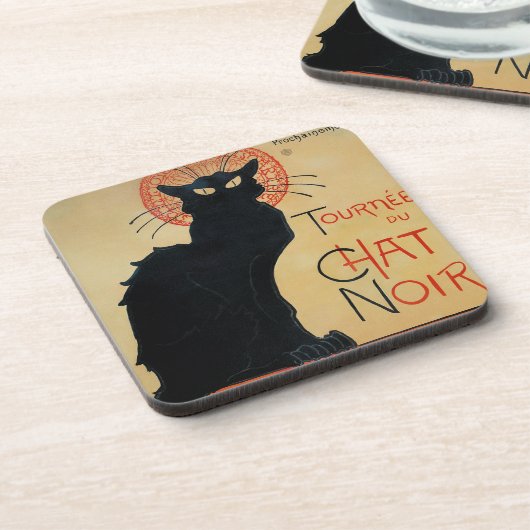 Tournee du Chat Noir Steinlen Untersetzer (Linke Seite)