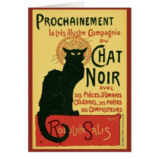 Tournée du Chat Noir, Theophile Steinlen (Vorne)