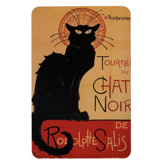 Tournée du Chat Noir, Théophile Steinlen Magnet (Vertikal)