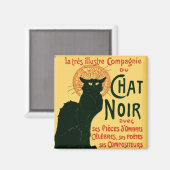 Tournée du Chat Noir, Theophile Steinlen Magnet (Vorderseite/Rückseite)