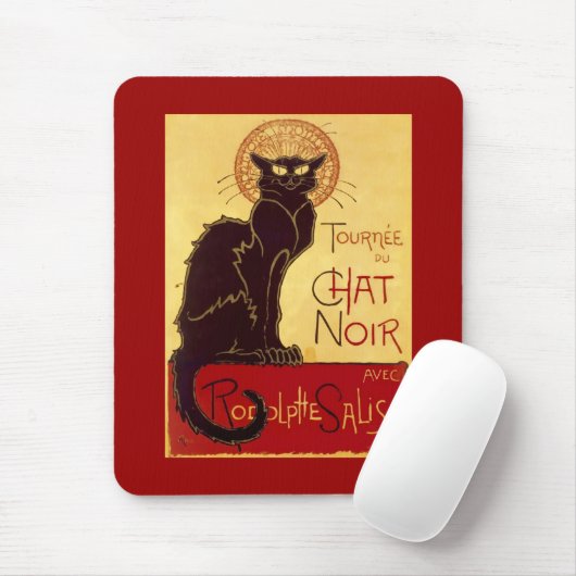 Tournée du Chat Noir, Théophile Steinlen Mousepad (Mit Mouse)