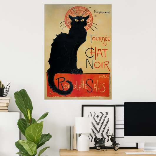 Tournee du Chat Noir Theophile Steinlen Poster (Heimbüro)