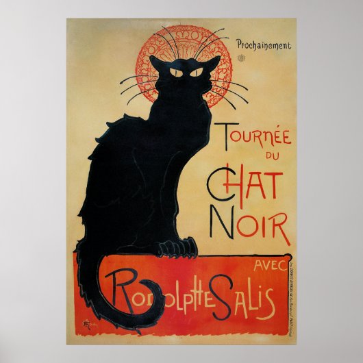 Tournee du Chat Noir Theophile Steinlen Poster (Vorne)