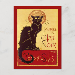 Tournée du Chat Noir, Théophile Steinlen Postkarte