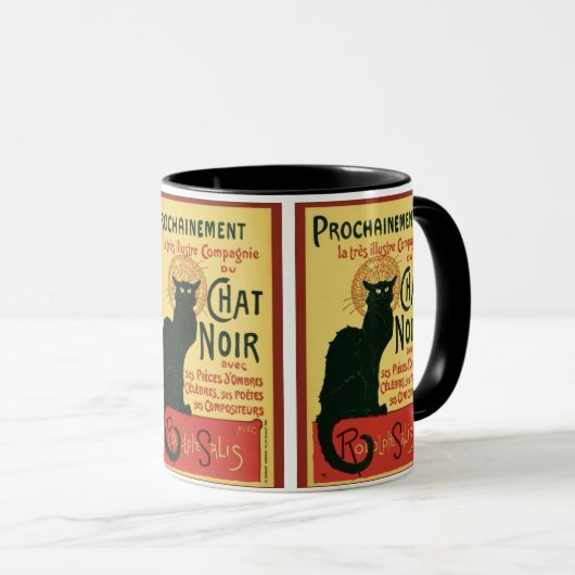 Tournée du Chat Noir, Theophile Steinlen Tasse (VorderseiteRechts)